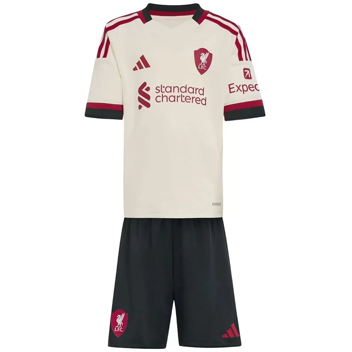 Kinder Liverpool Auswärts Trikot-Set 2025/26