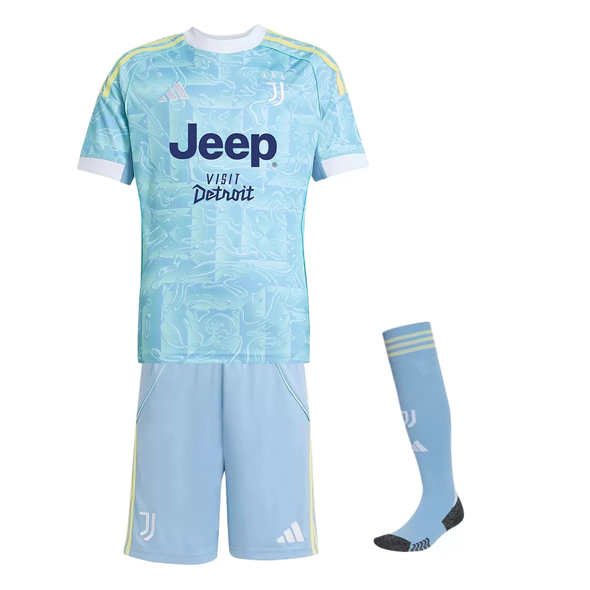 Kinder Juventus Auswärts Komplettset 2025/26