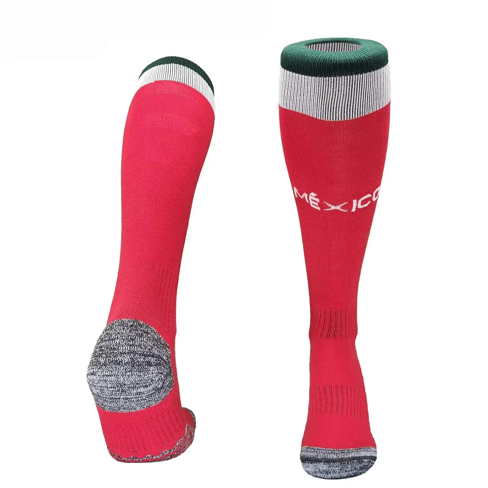 Mexiko Heim Fußballsocken für Erwachsene/Kinder- Rot 2026