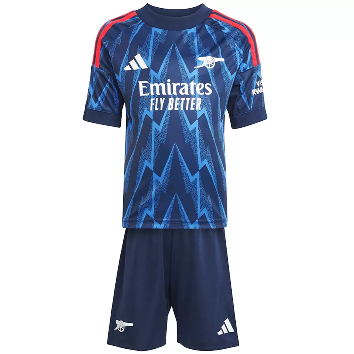Kinder Arsenal Auswärts Trikot-Set 2025/26