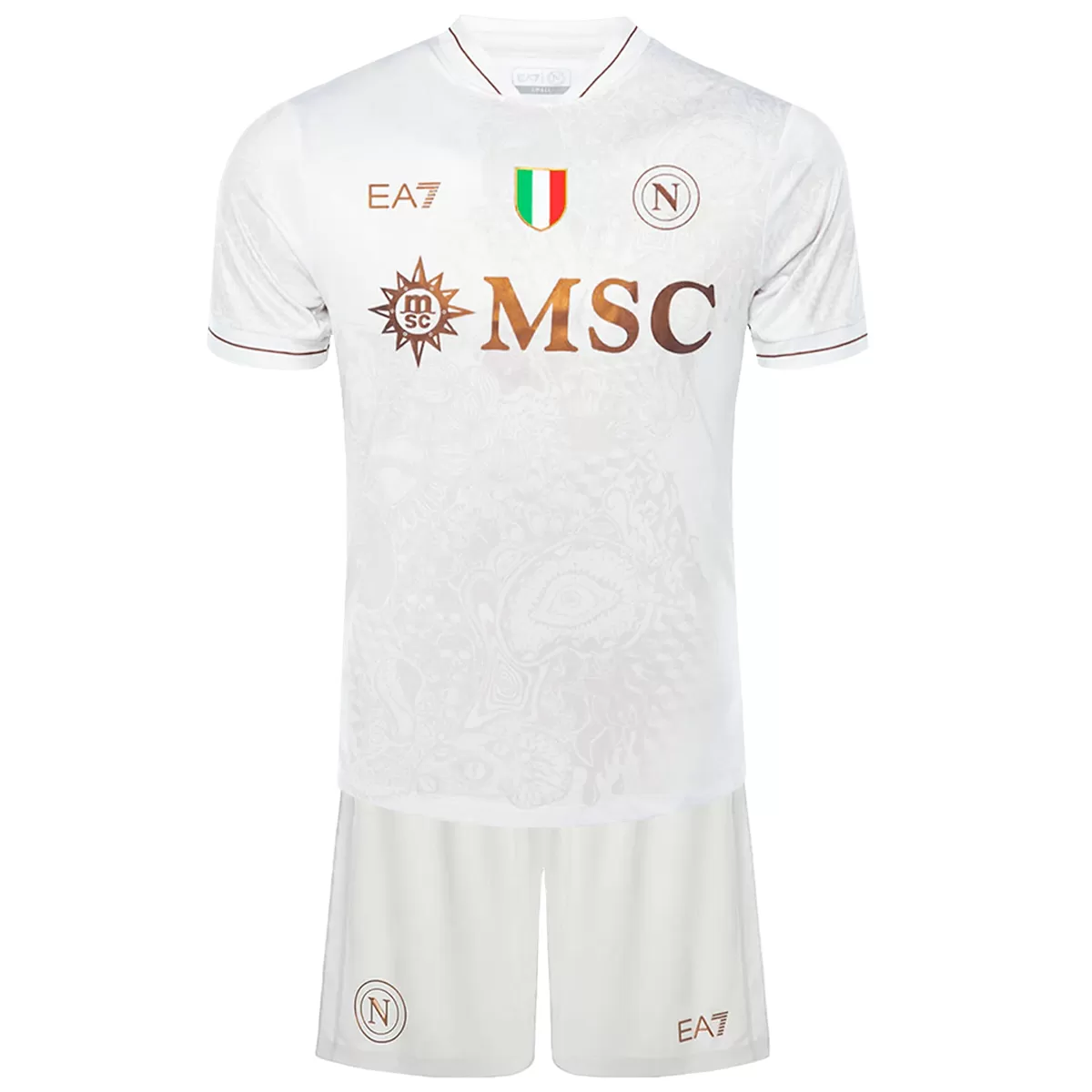 Kinder SSC Neapel Auswärts Trikot-Set 2025/26