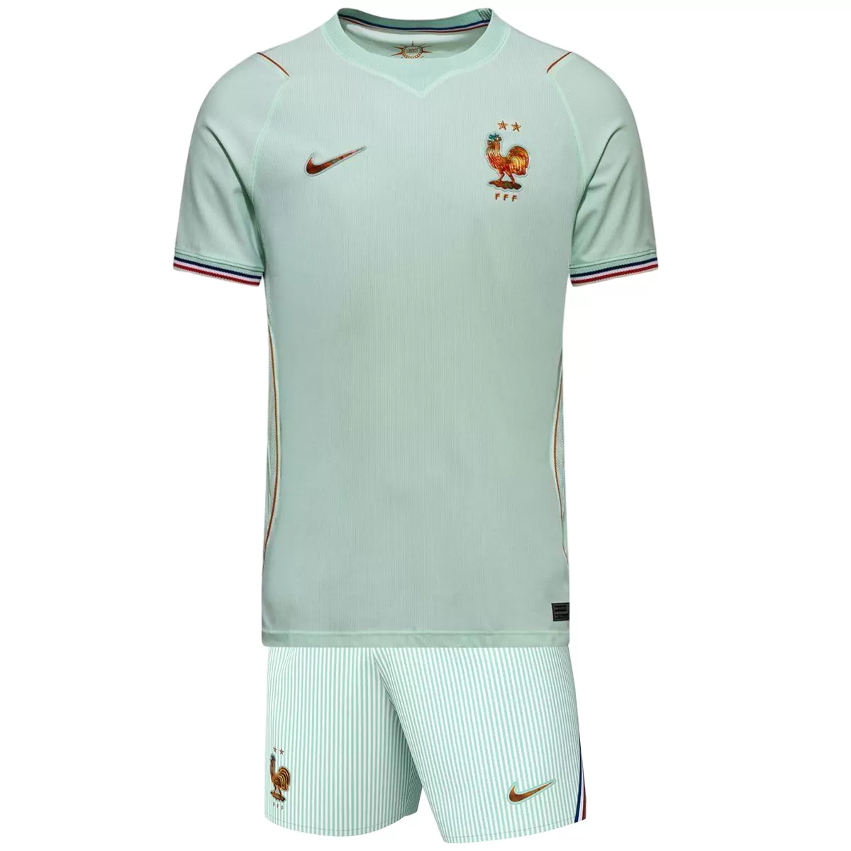 Kinder Frankreich Auswärts Trikot-Set WM 2026