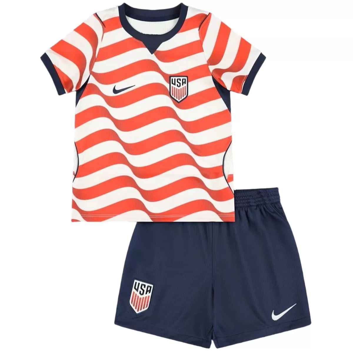 Kinder USA Heim Trikot-Set WM 2026