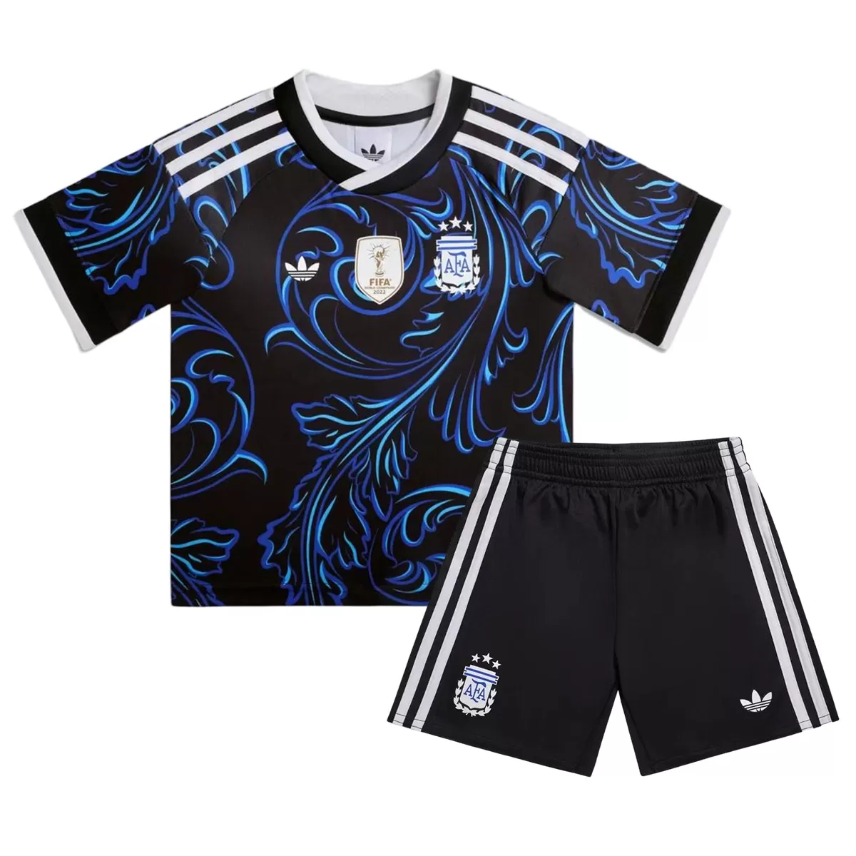 Kinder Argentinien Auswärts Trikot-Set WM 2026