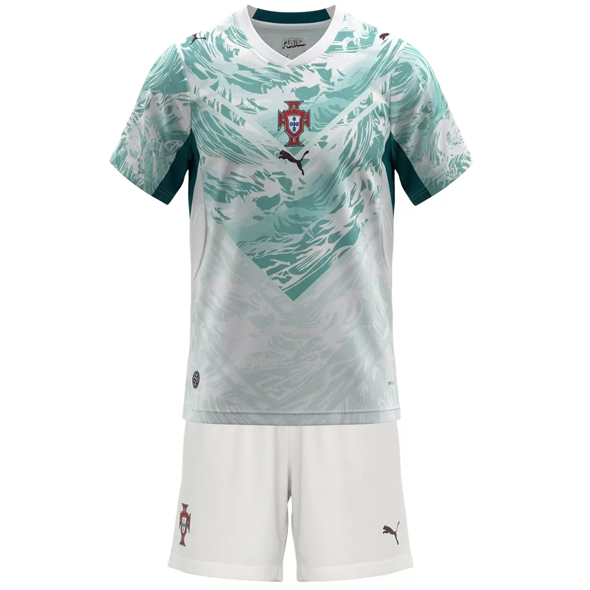 Kinder Portugal Auswärts Trikot-Set WM 2026