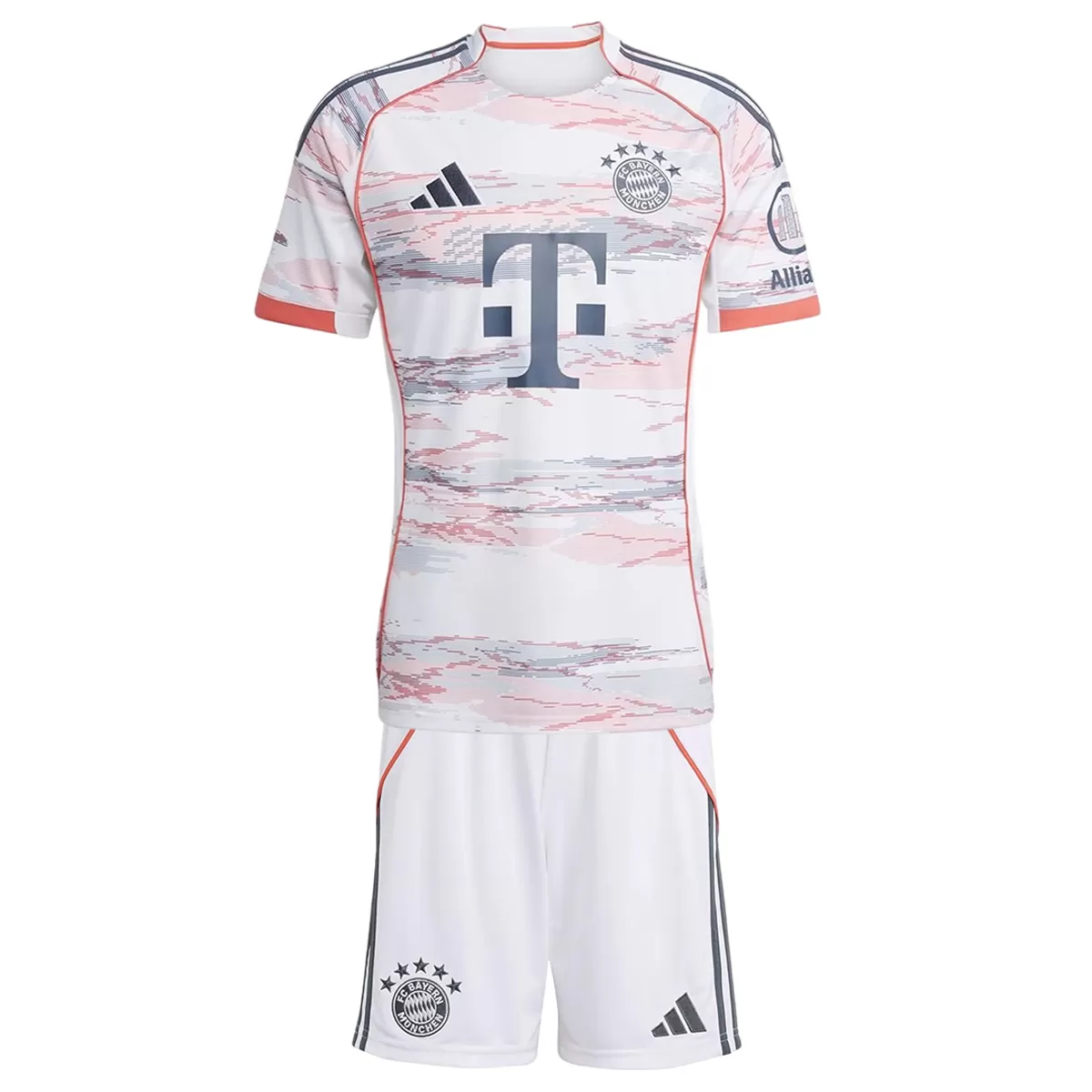 Kinder Bayern München Auswärts Trikot-Set 2025/26