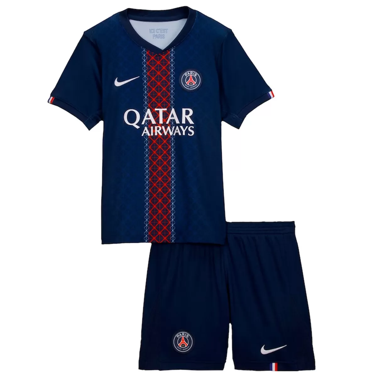 Kinder PSG Heim Trikot-Set 2025/26