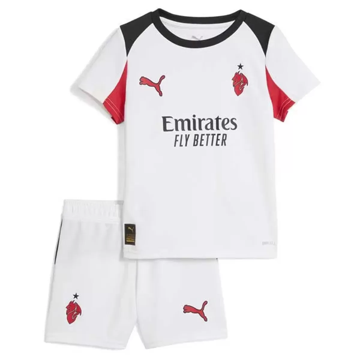 Kinder AC Mailand Auswärts Trikot-Set 2025/26