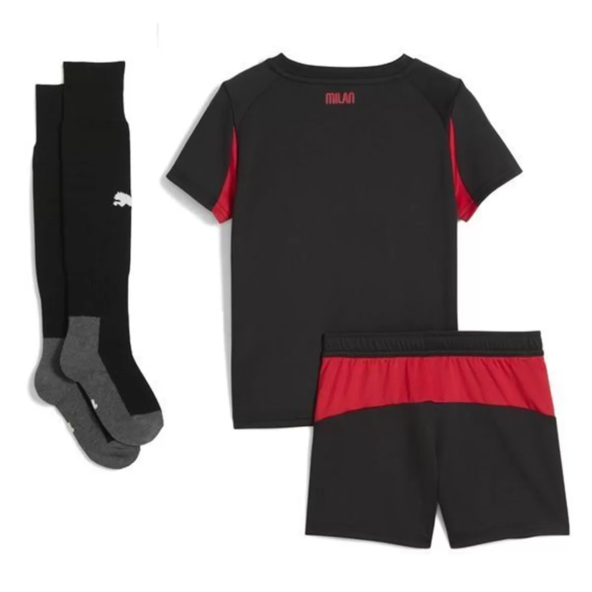 Kids AC Milan Home Jersey Full Kit 2025/26