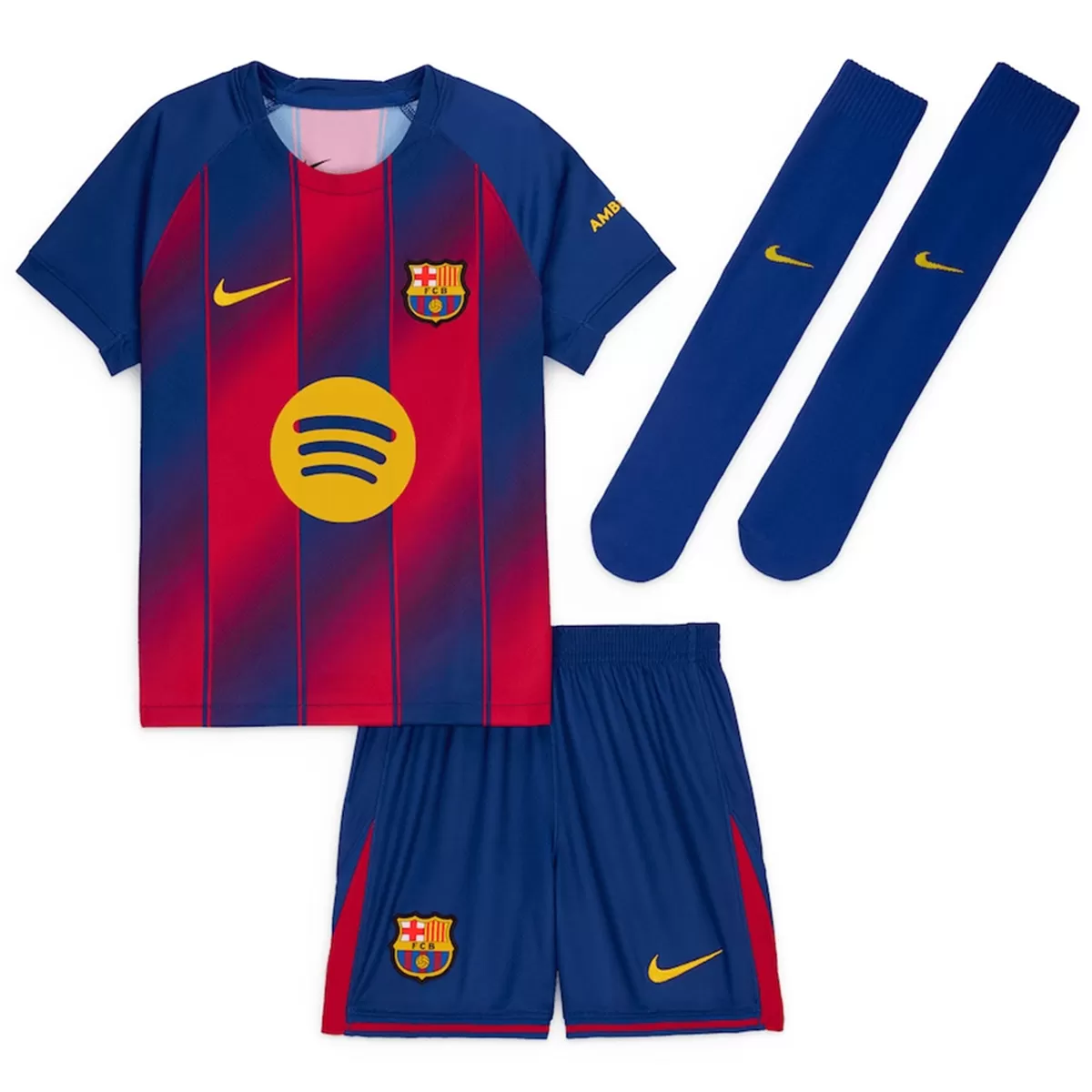 Kinder FC Barcelona Heim Komplettset 2025/26