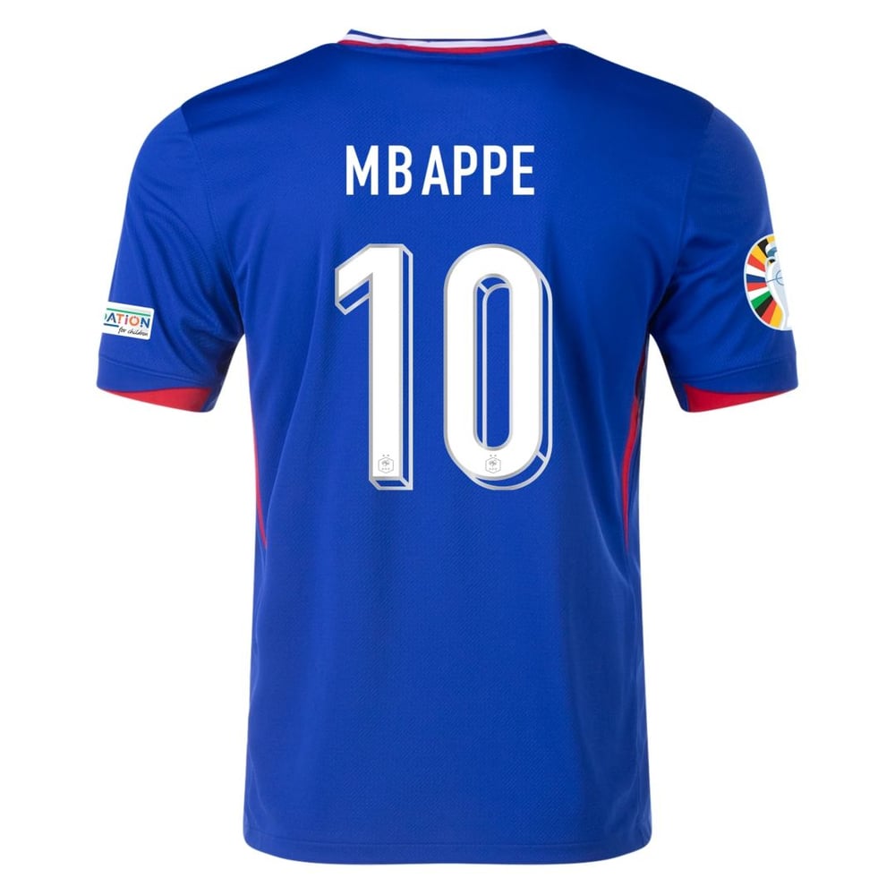 Kylian Mbappe #10 France Home Jersey EURO 2024 [=National-France=]