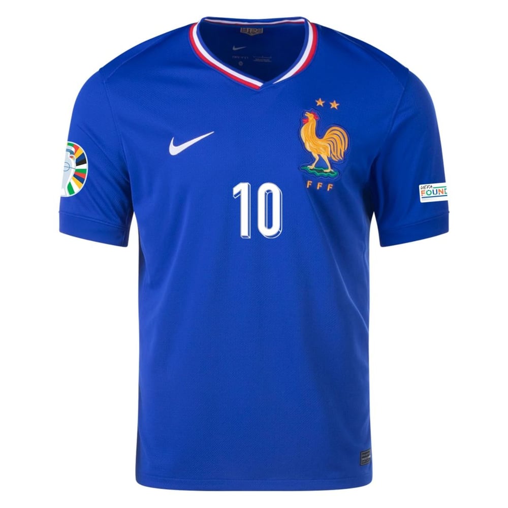 Kylian Mbappe #10 France Home Jersey EURO 2024