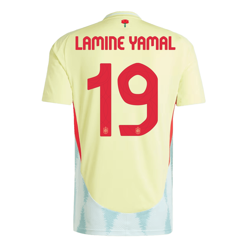 LAMINE YAMAL #19 Spanien Auswärtstrikot EURO 2024 [=National-Spain=]