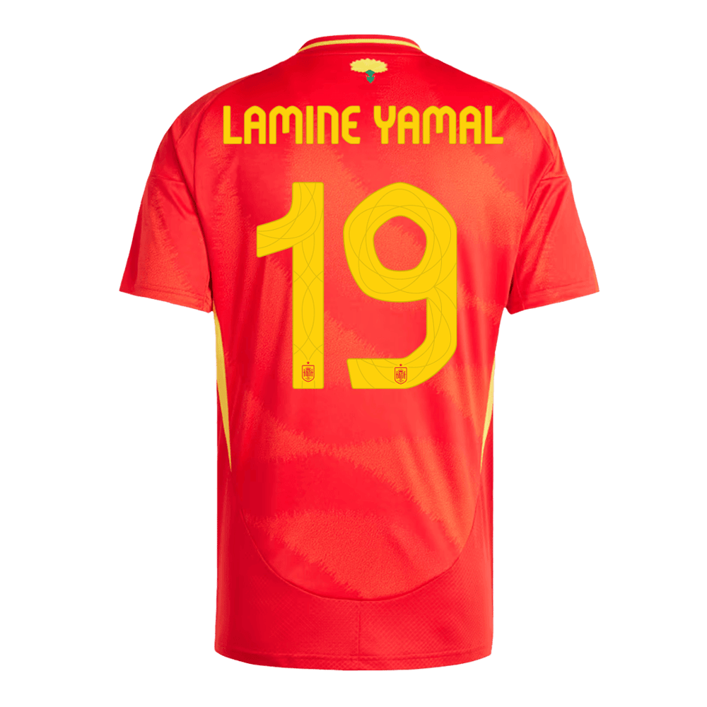 LAMINE YAMAL #19 Spanien Heimtrikot EURO 2024 [=National-Spain=]