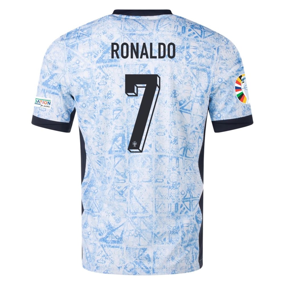 Cristiano Ronaldo #7 Portugal Away Jersey EURO 2024 [=National-Portugal=]