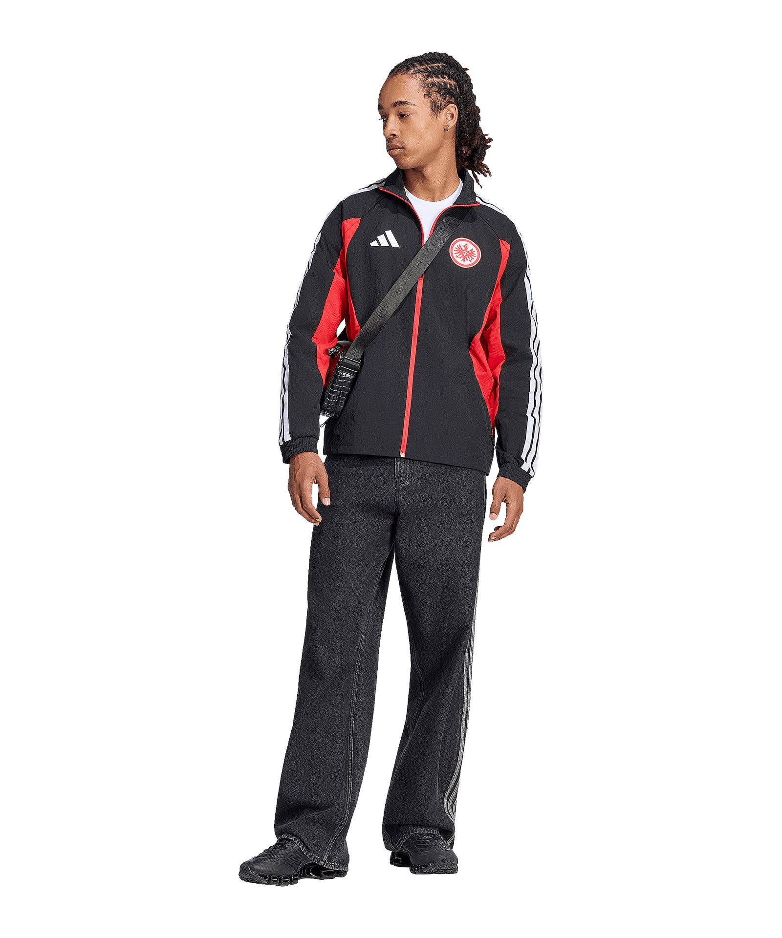 Eintracht Frankfurt Anthem Jacke Schwarz