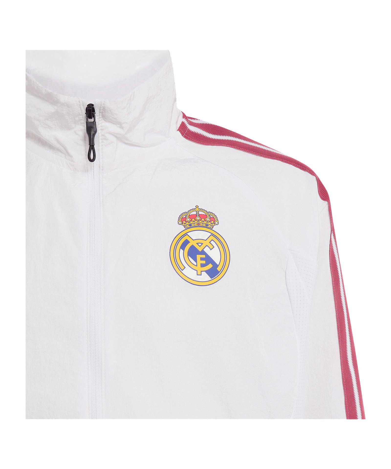 Real Madrid Anthem Jacke Kinder Weiß