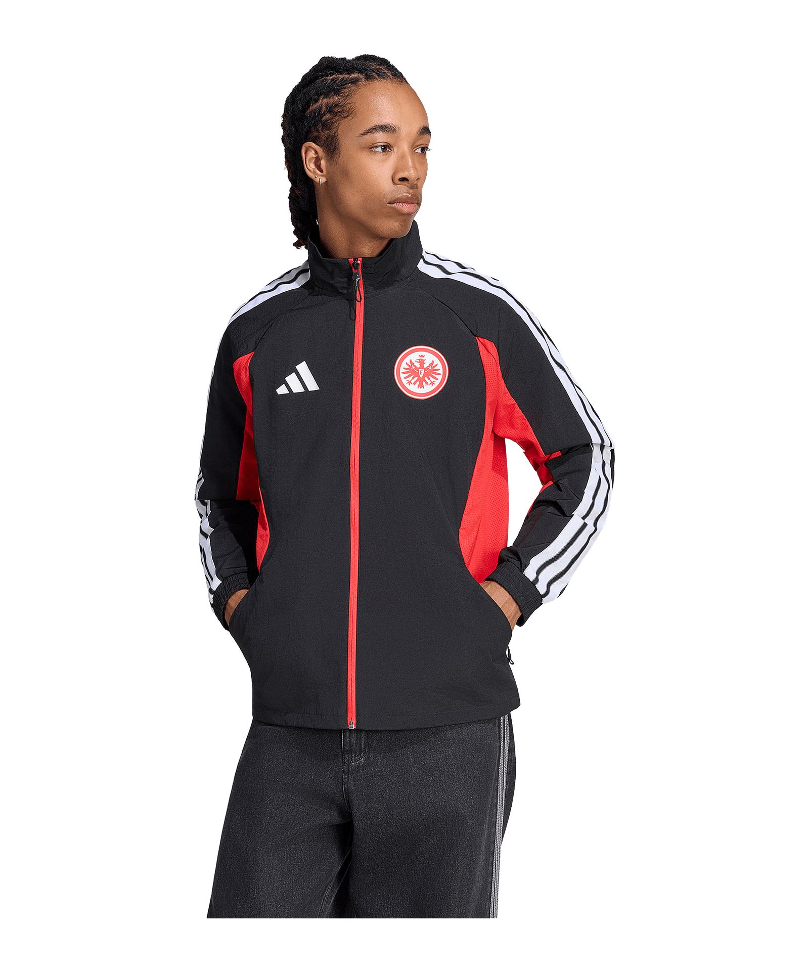 Eintracht Frankfurt Anthem Jacke Schwarz