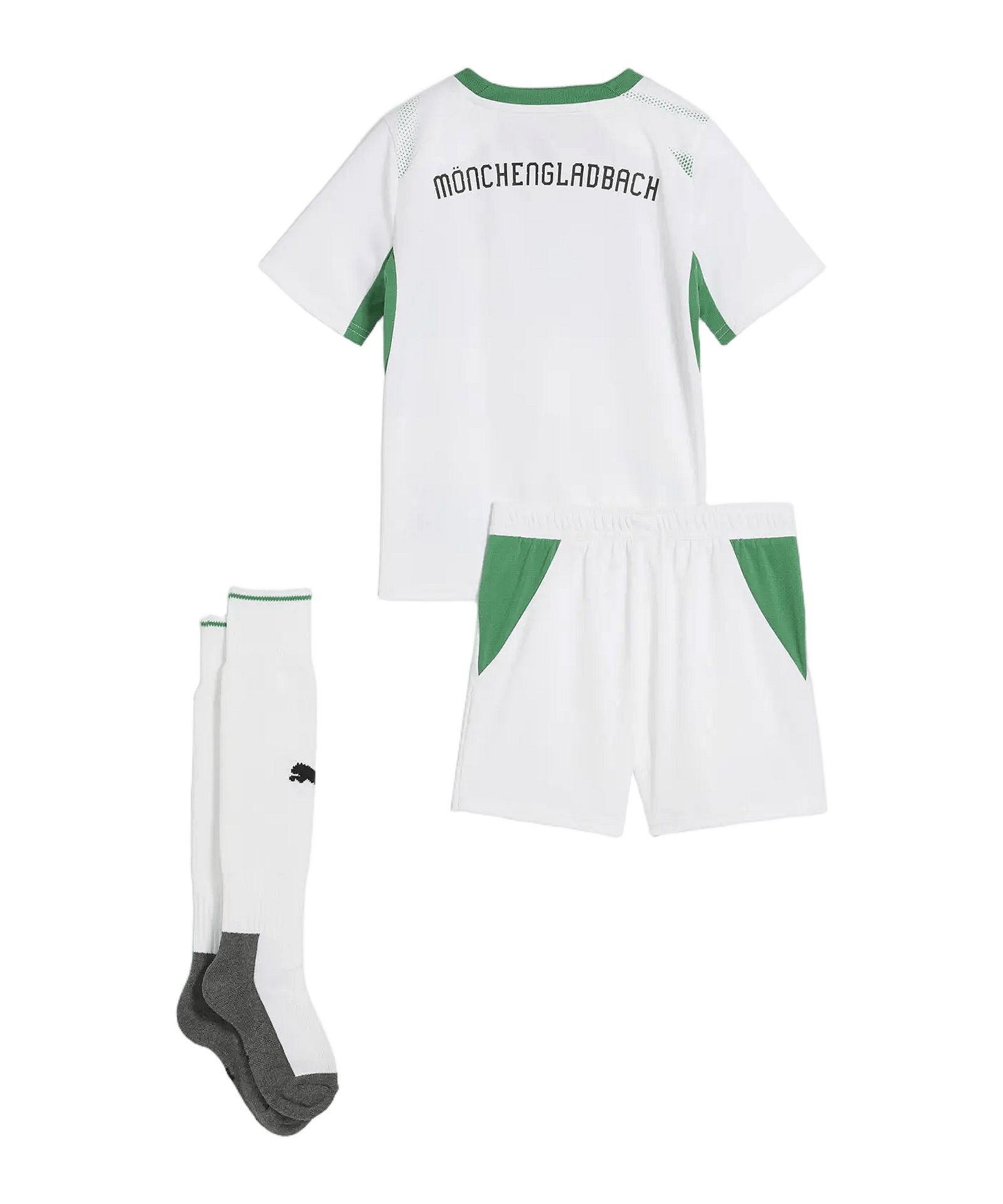 Borussia Mönchengladbach Trikot Set Home 2026/2027 Kinder Weiß F01