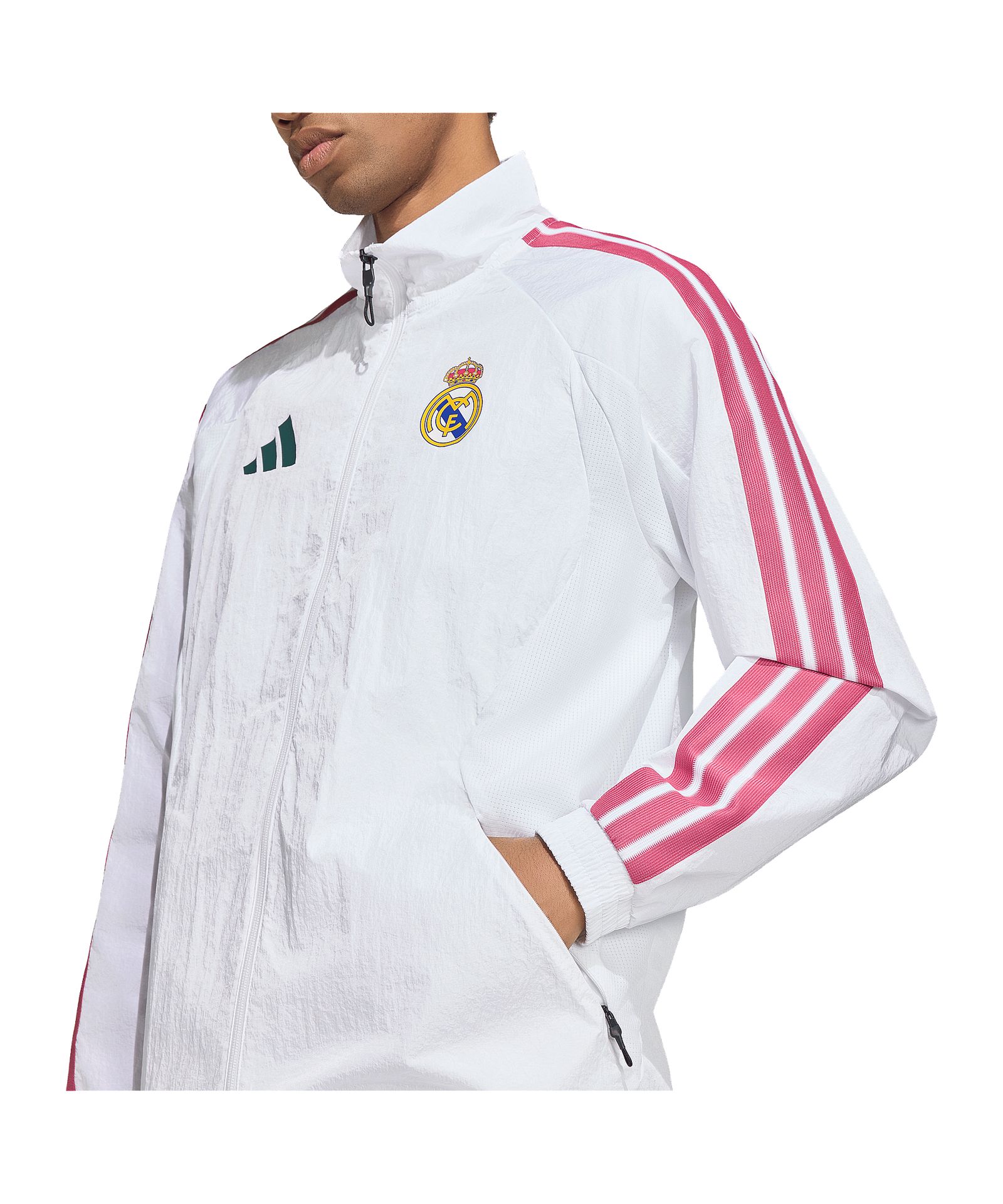 Real Madrid Anthem Jacke Weiß