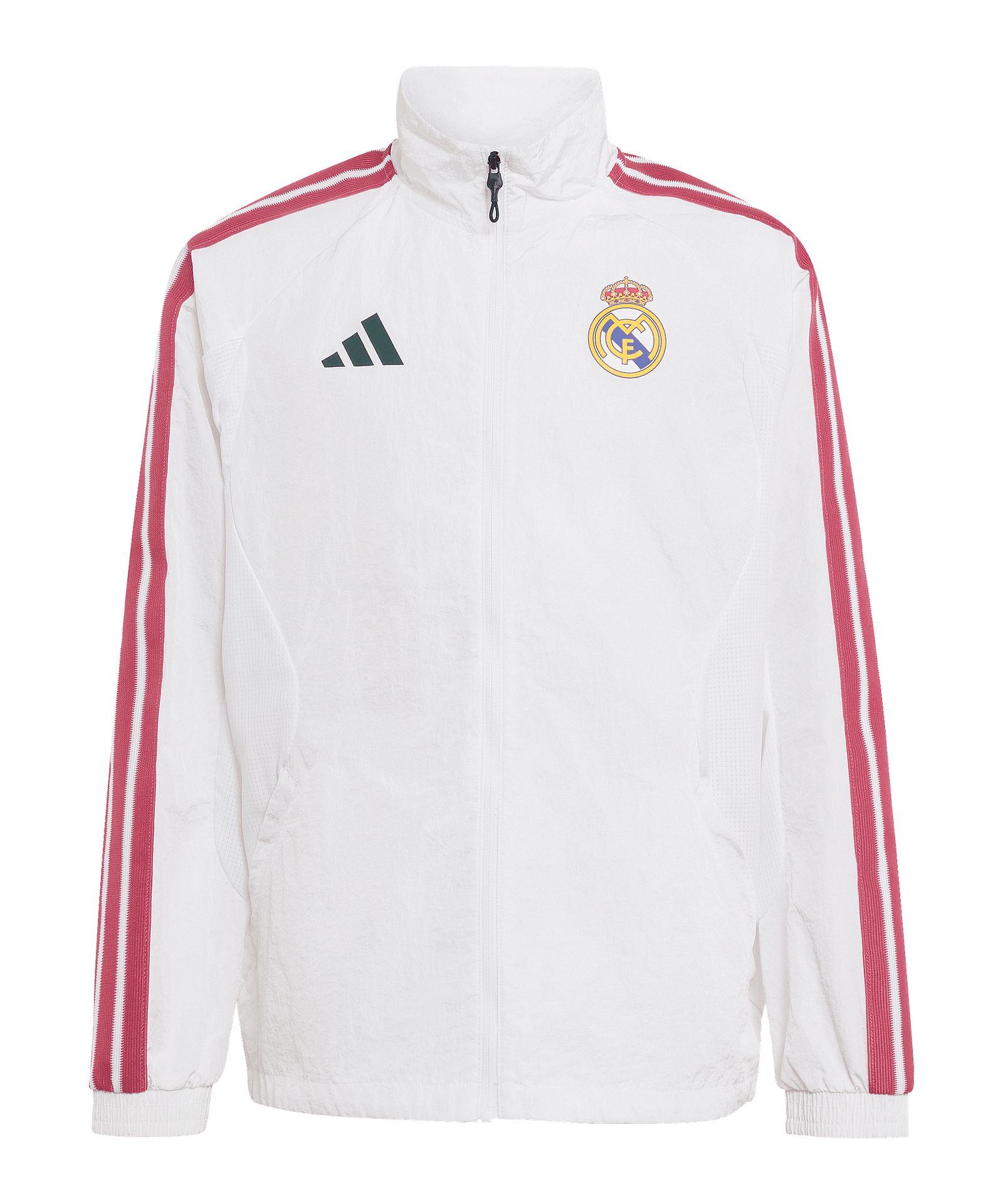 Real Madrid Anthem Jacke Kinder Weiß