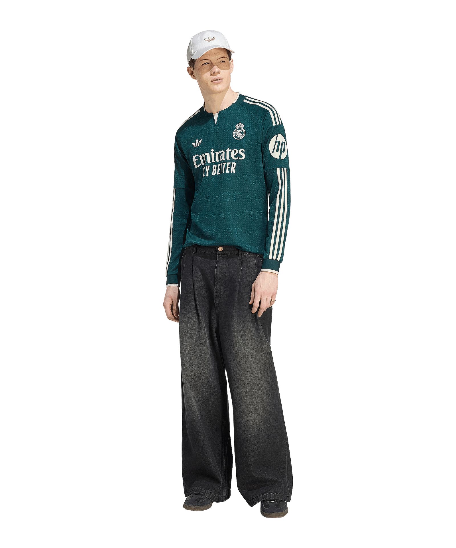 Real Madrid Trikot Langarm Away 2026/2027 Grün