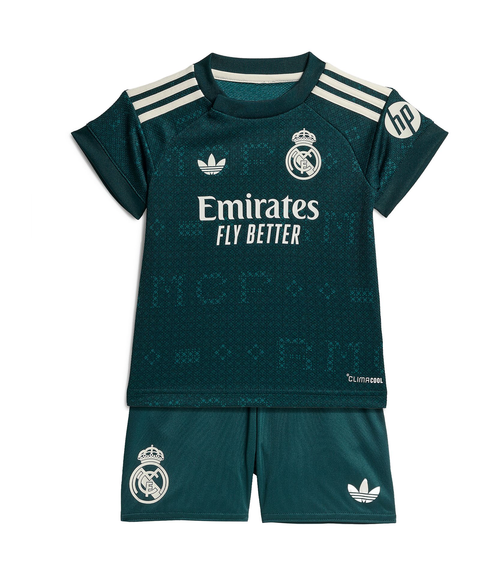 Real Madrid Trikot Set Away 2026/2027 Kinder Grün