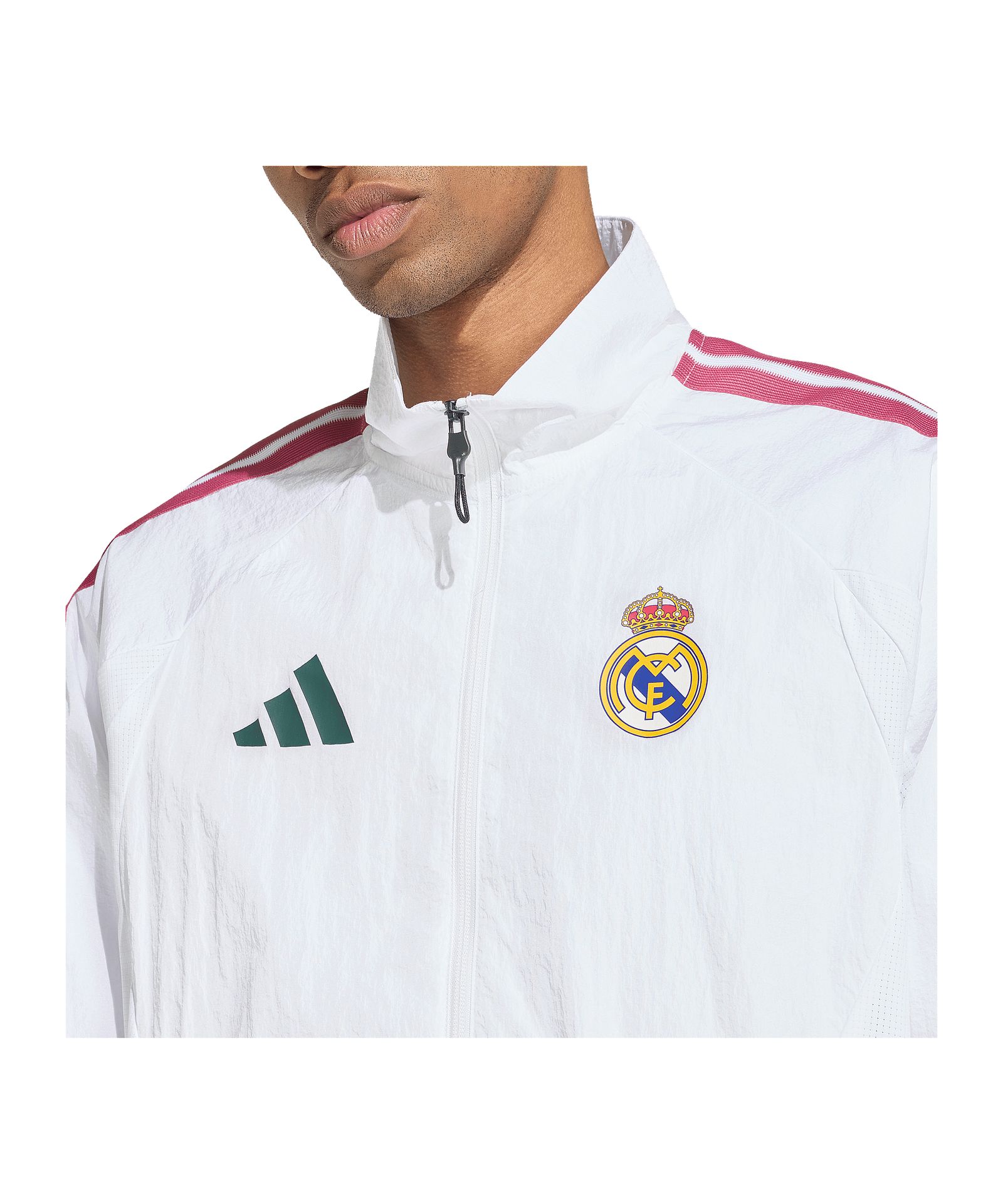 Real Madrid Anthem Jacke Weiß
