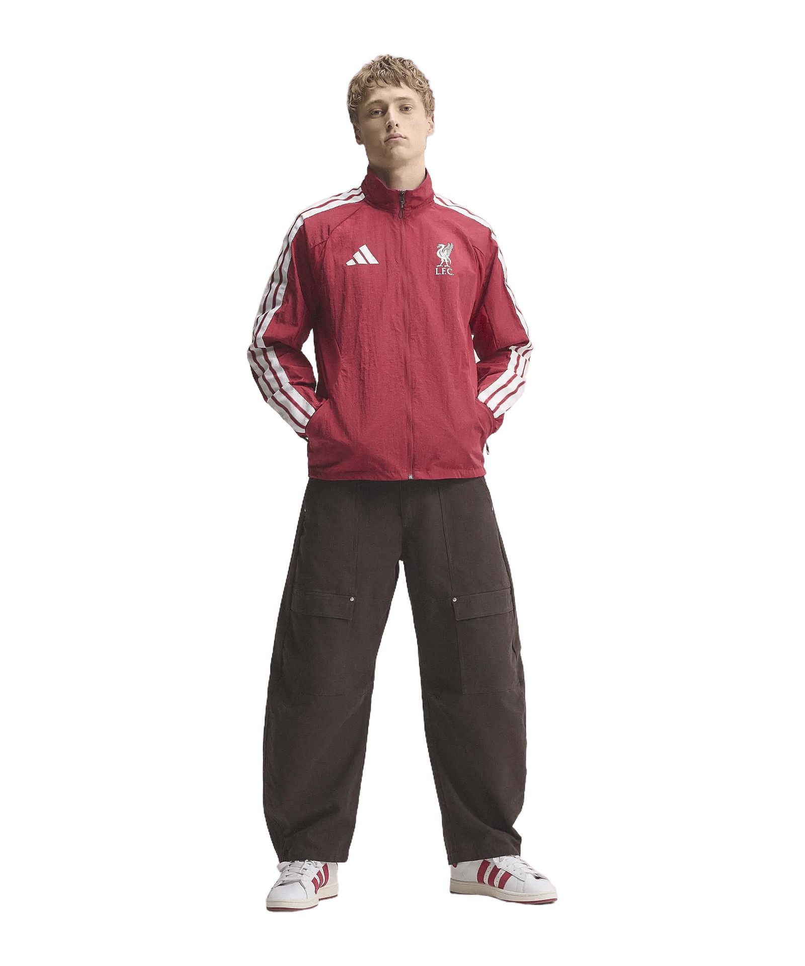 FC Liverpool Anthem Jacke Rot