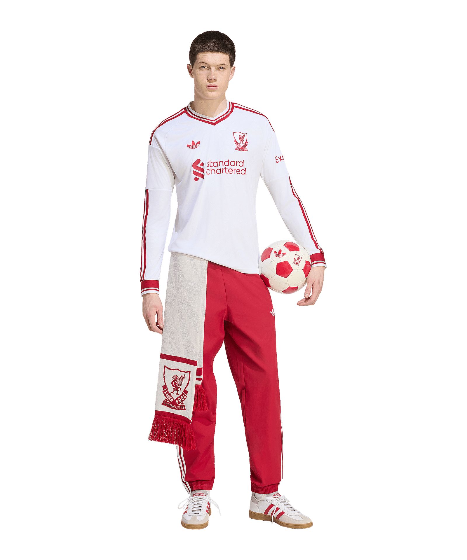 FC Liverpool Trikot Langarm Away 2026/2027 Weiß
