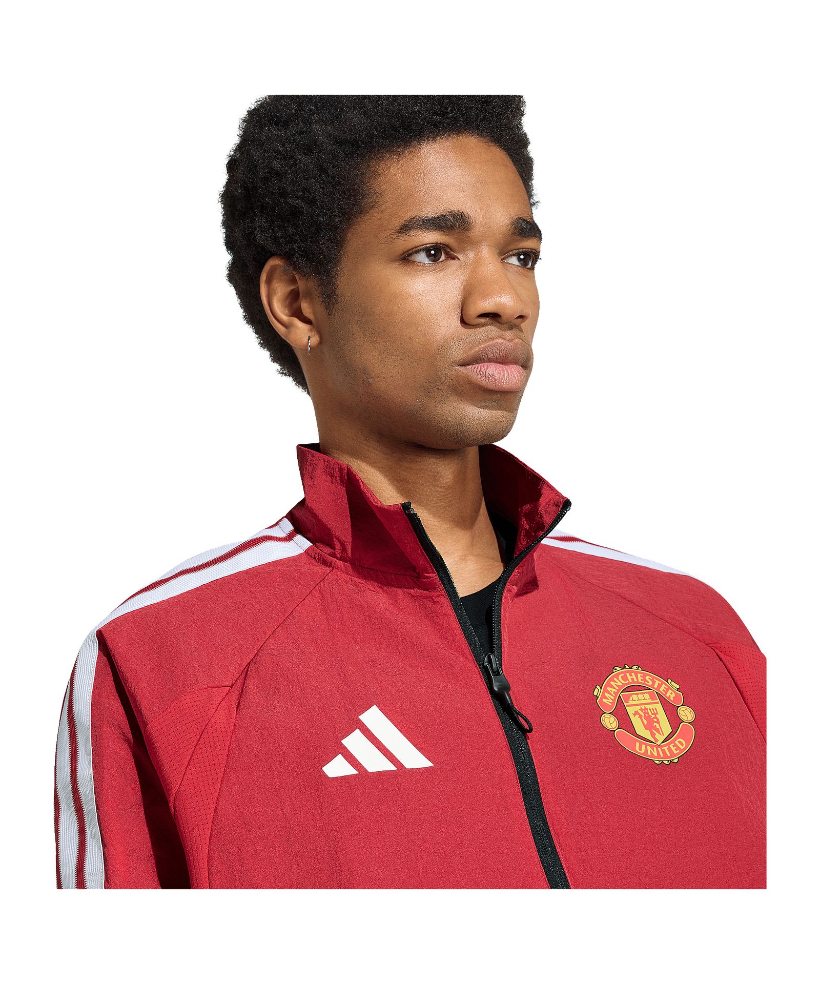 Manchester United Anthem Jacke Rot