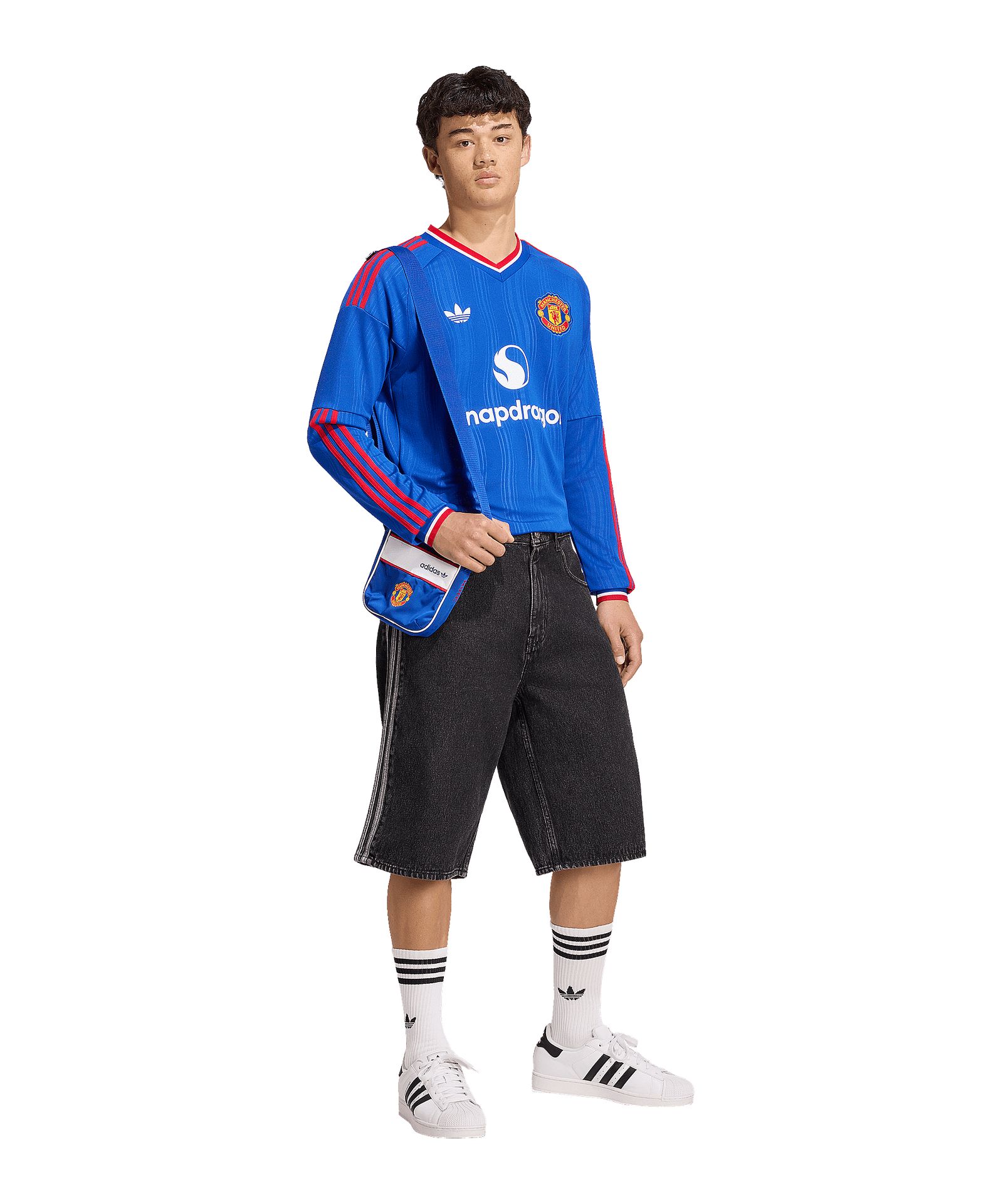 Manchester United Trikot Langarm Away 2026/2027 Blau
