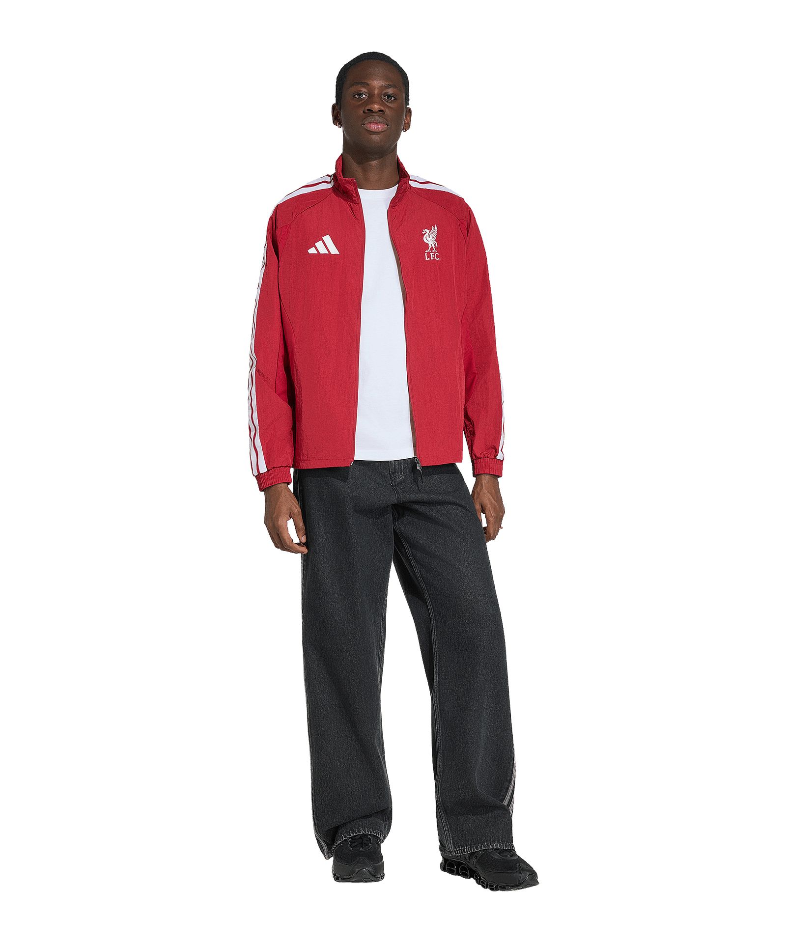 FC Liverpool Anthem Jacke Rot