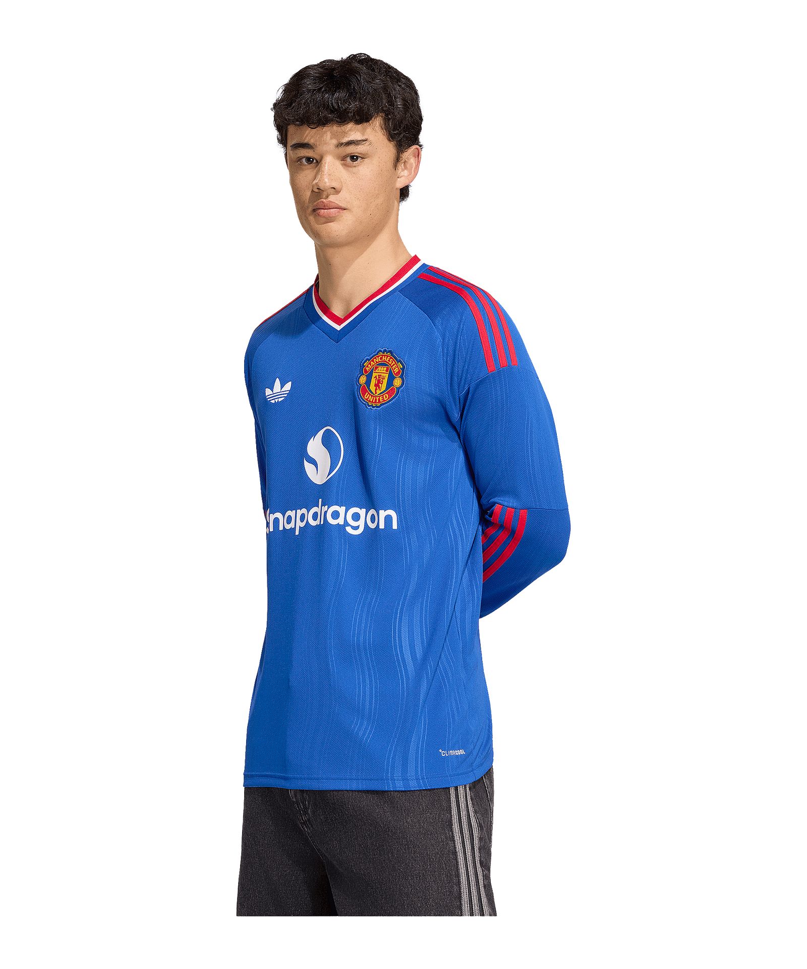 Manchester United Trikot Langarm Away 2026/2027 Blau