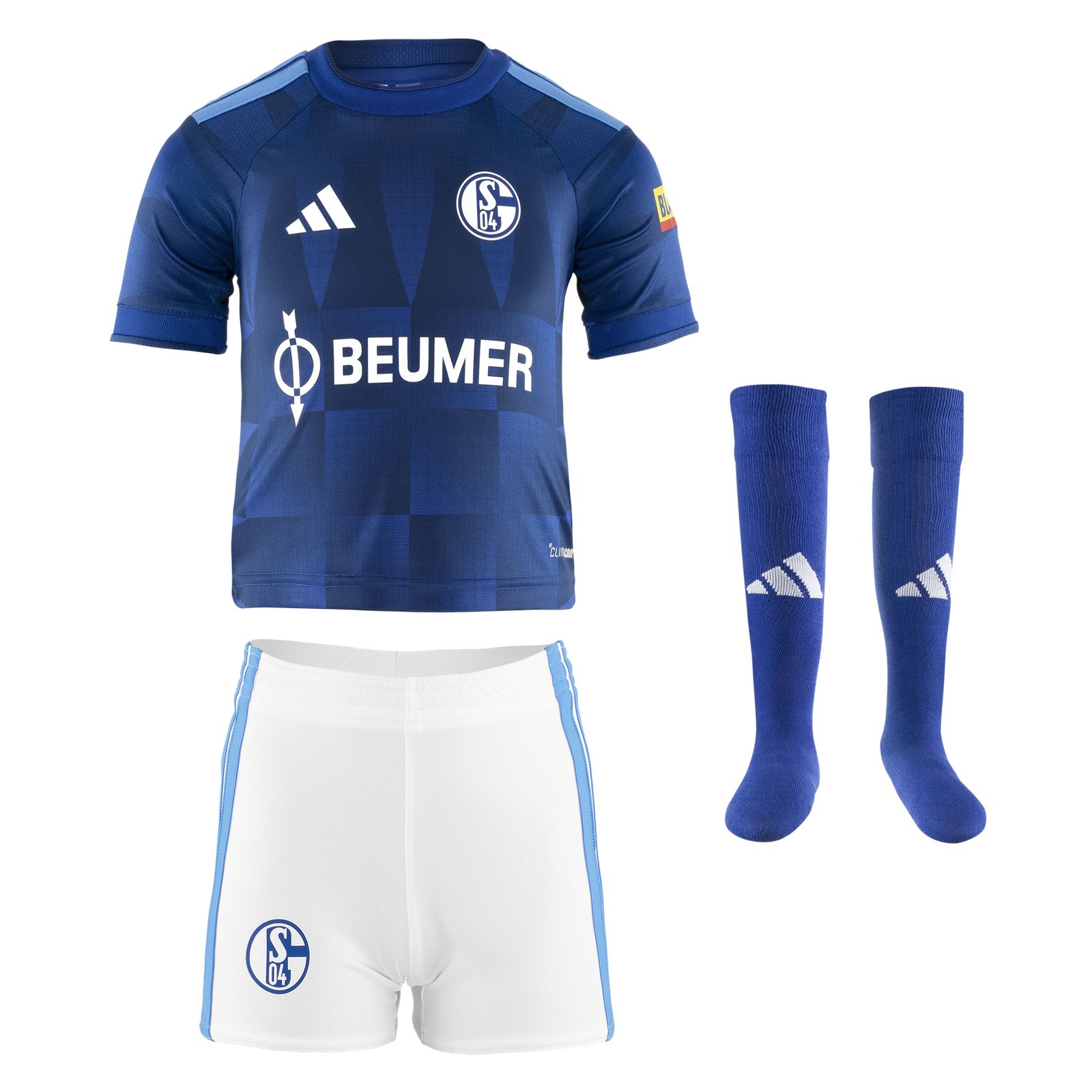 Schalke 04 Heimtrikot-Set für Kinder 26/27