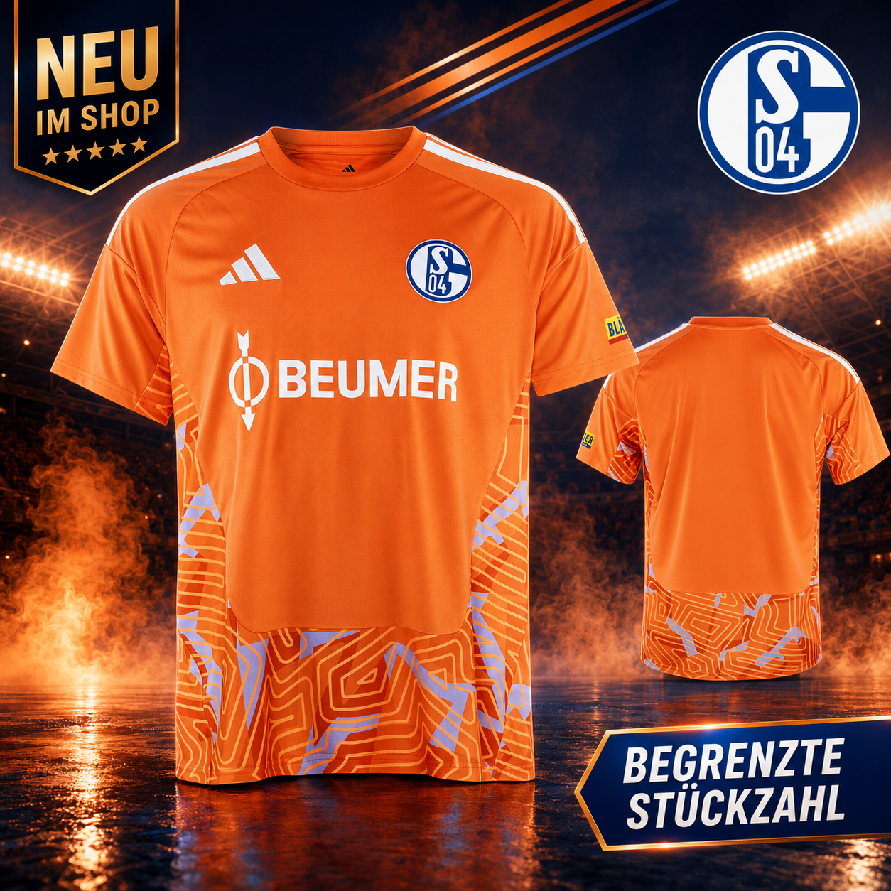 Schalke 04 Torwarttrikot für die Saison 2026/2027