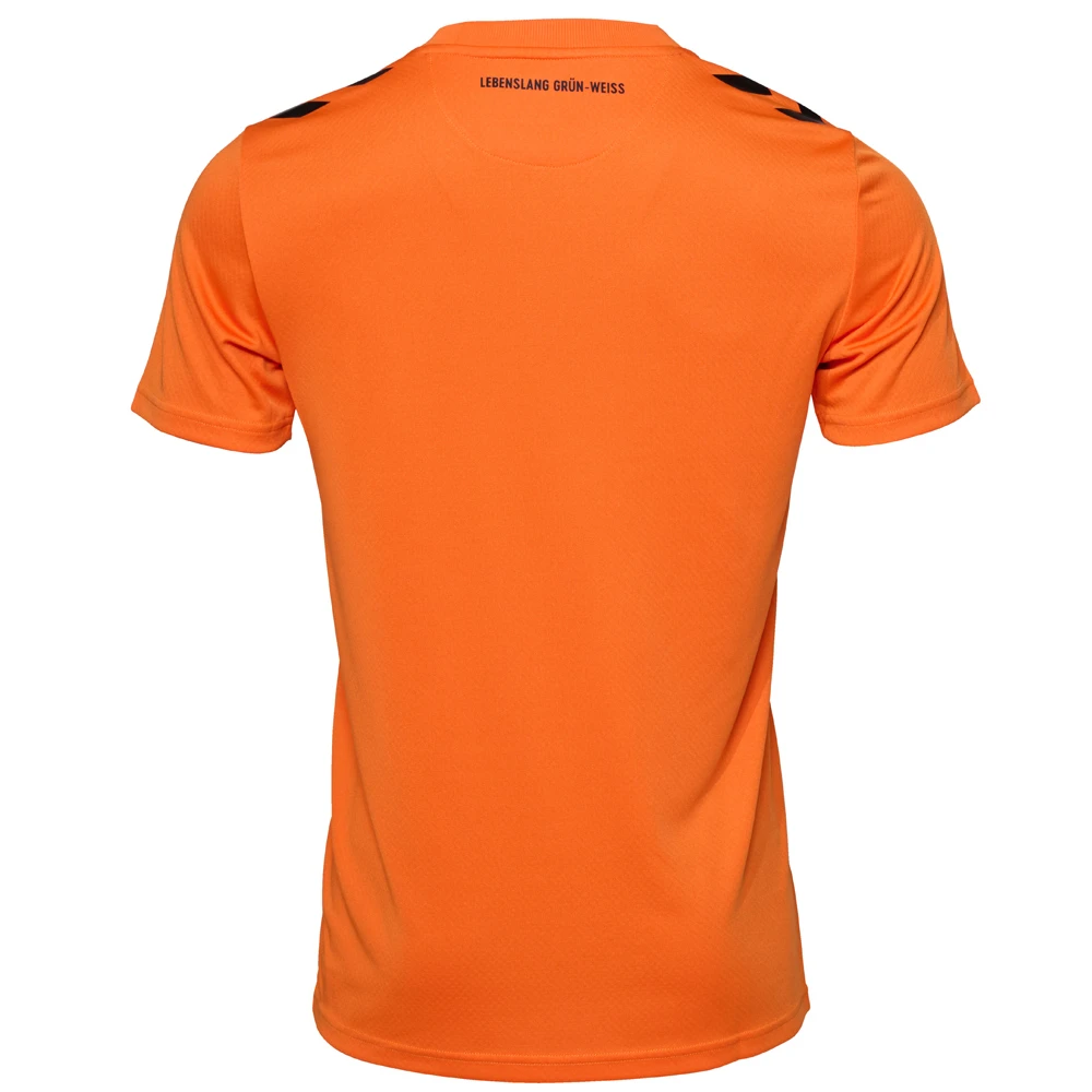 Werder Bremens orangefarbenes Kurzarm-Torwarttrikot der Saison 26/27