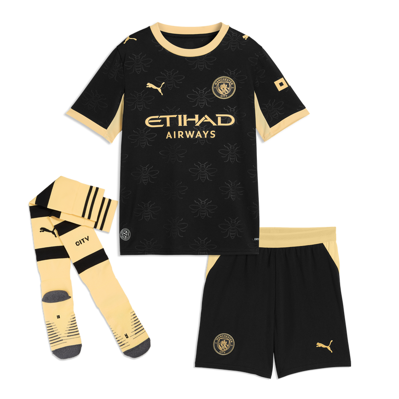 Kinder' Manchester City Full Away Kit 26/27