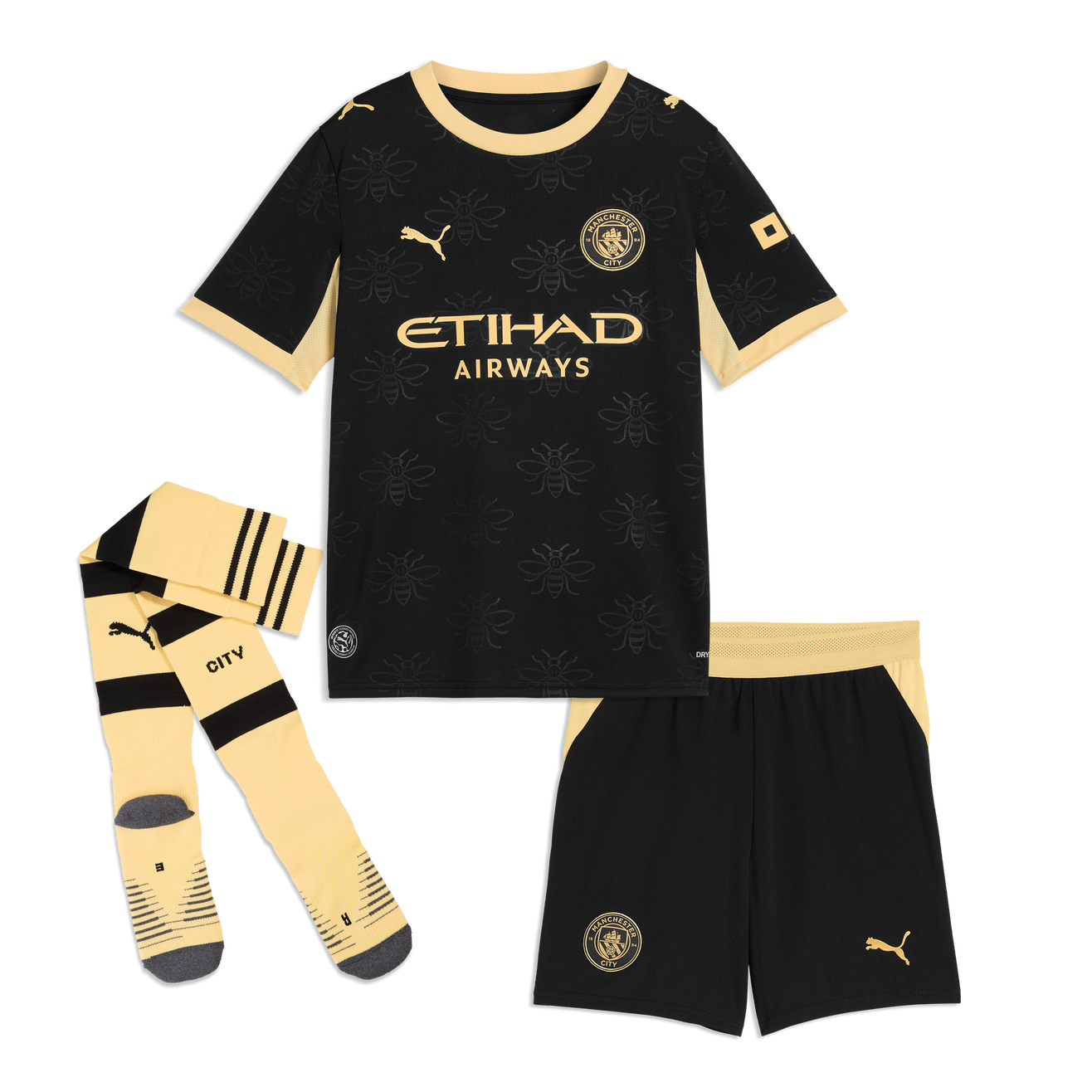 Kinder' Manchester City Full Away Kit 26/27