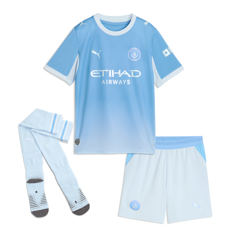 Kinder' Manchester City Full Home Kit 26/27