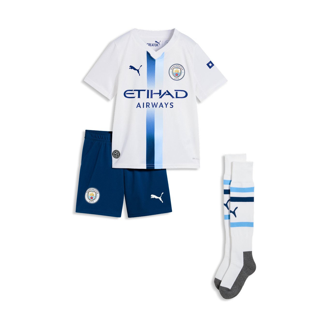 Kinder' Manchester City Third Mini Kit 2026/27