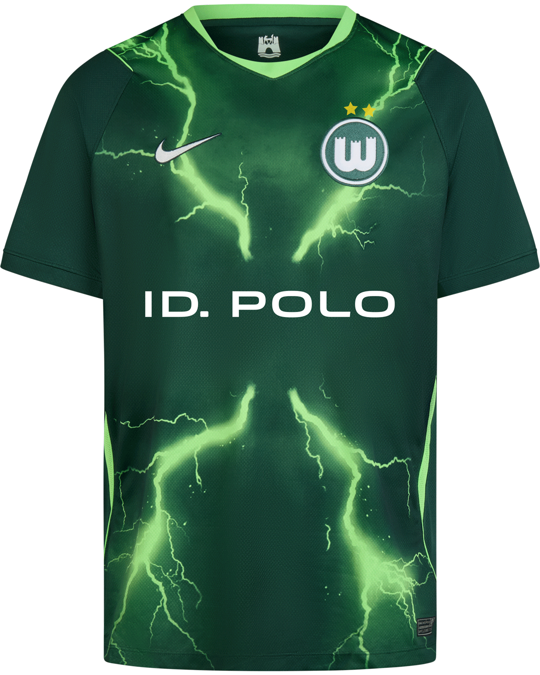 VfL Wolfsburg Home jersey ID. Polo women's team 2026/27