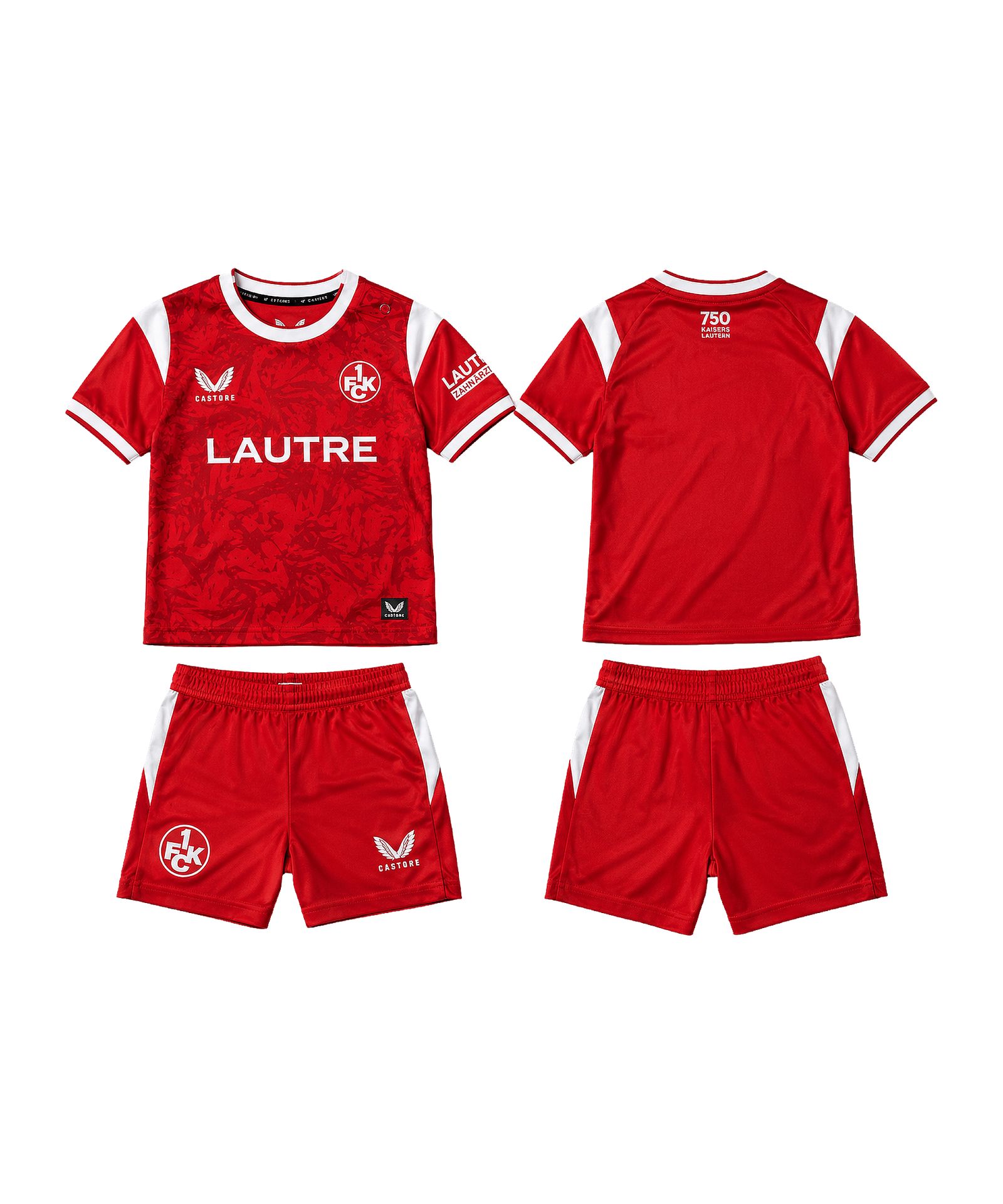 1. FC Kaiserslautern Babykit Trikot Set Home 2026/2027 Kinder Rot