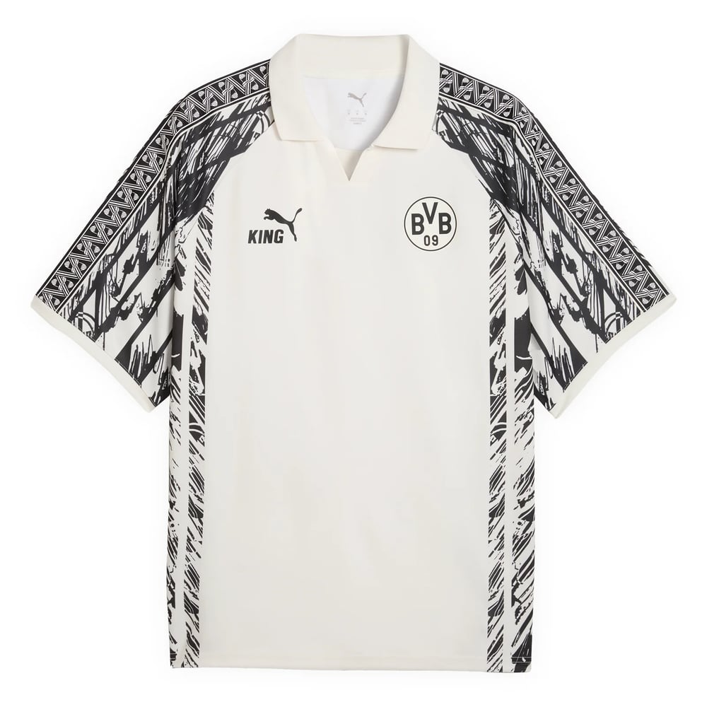 Herren Borussia Dortmund King T-Shirt Schwarz-Weiß [=Bundesliga-Borussia Dortmund=]