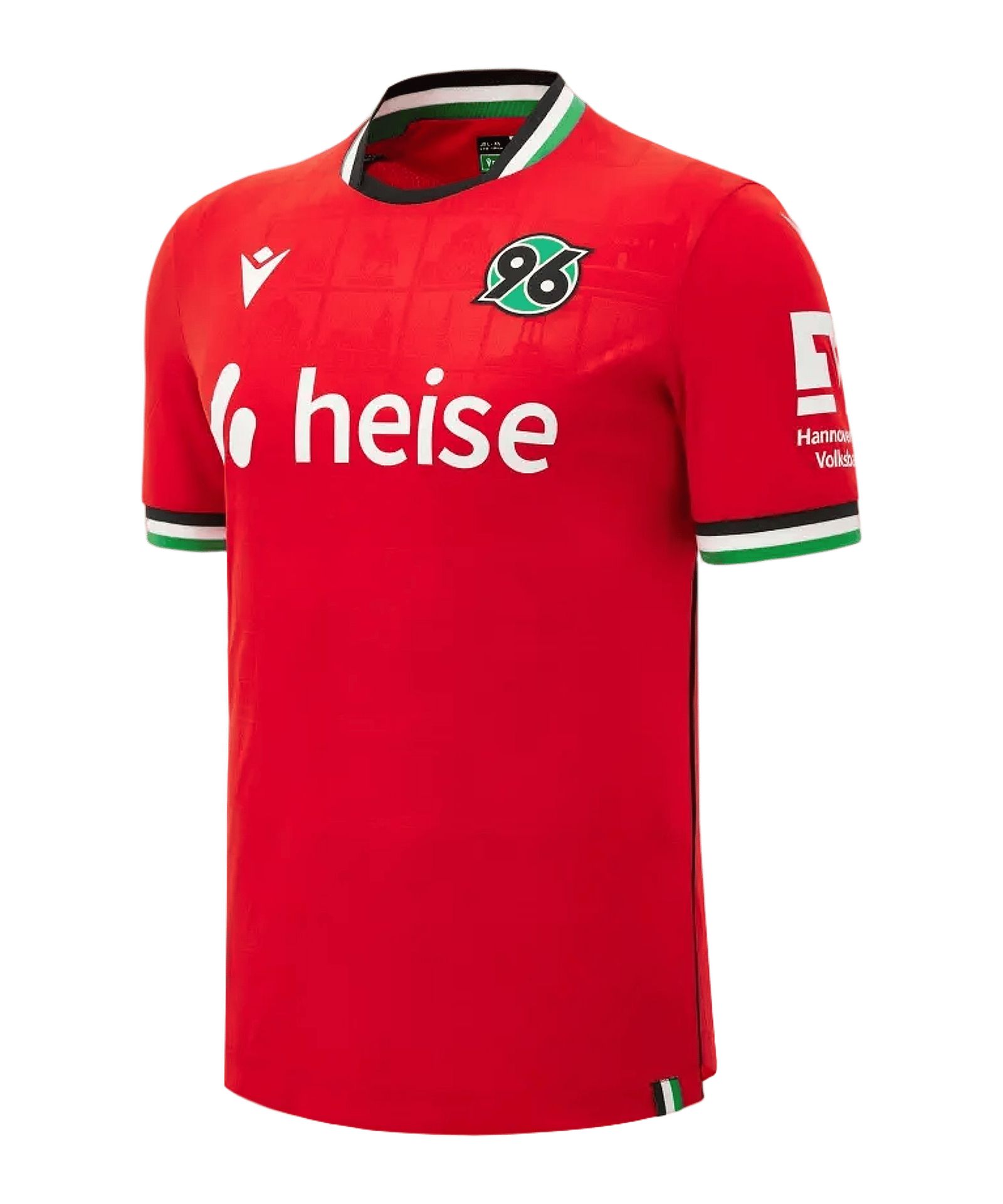 Macron Hannover 96 Authentic Heimtrikot 2026/2027 Kinder Rot