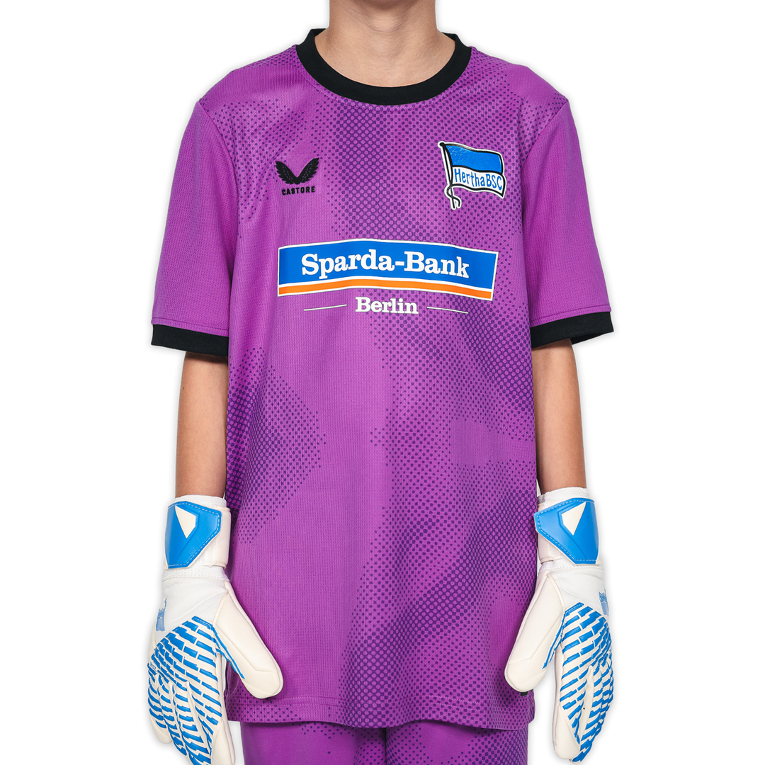 Hertha BSC Torwarttrikot Kinder 26/27 violett kurzarm
