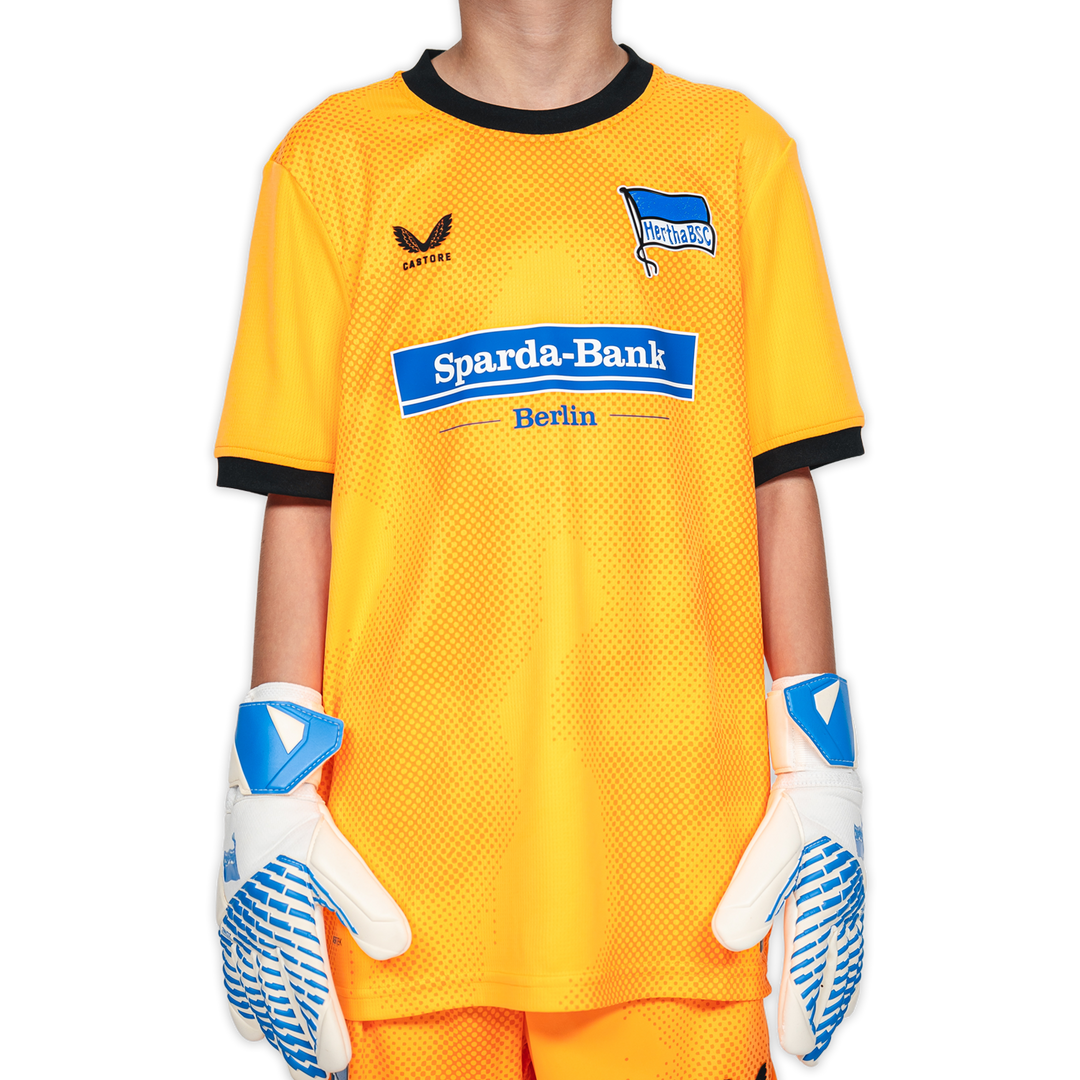 Hertha BSC Torwarttrikot Kinder 26/27 orange kurzarm