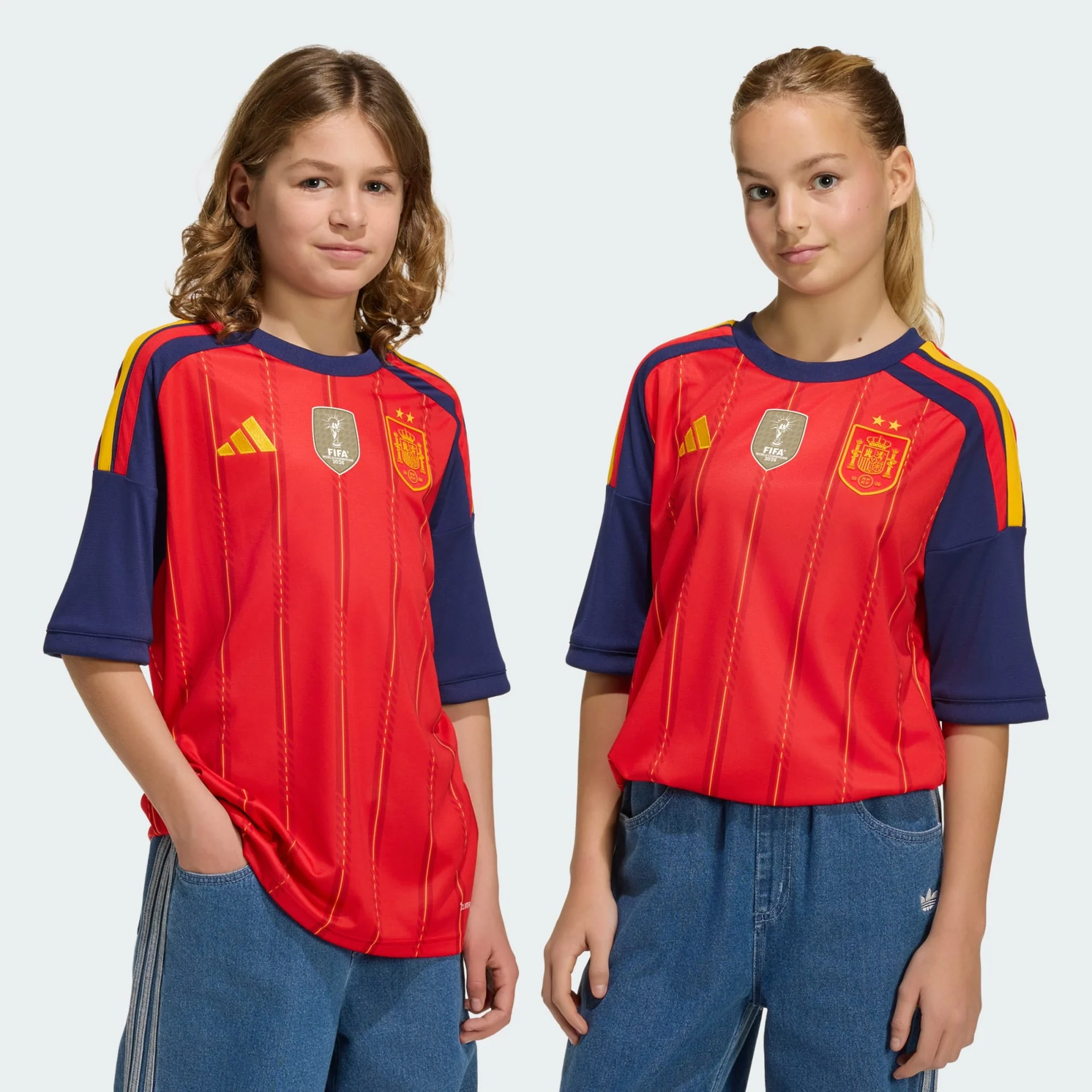 España  Campeón de la Copa del Mundo 2026 Camiseta de local para niños