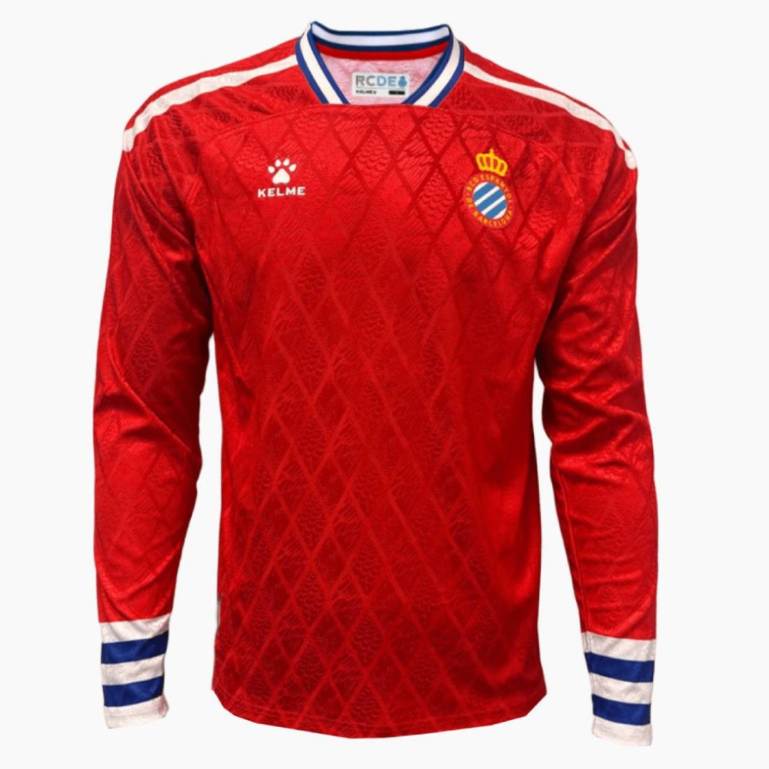Espanyol 2026/2027 Camiseta de manga larga estilo juvenil para visitante