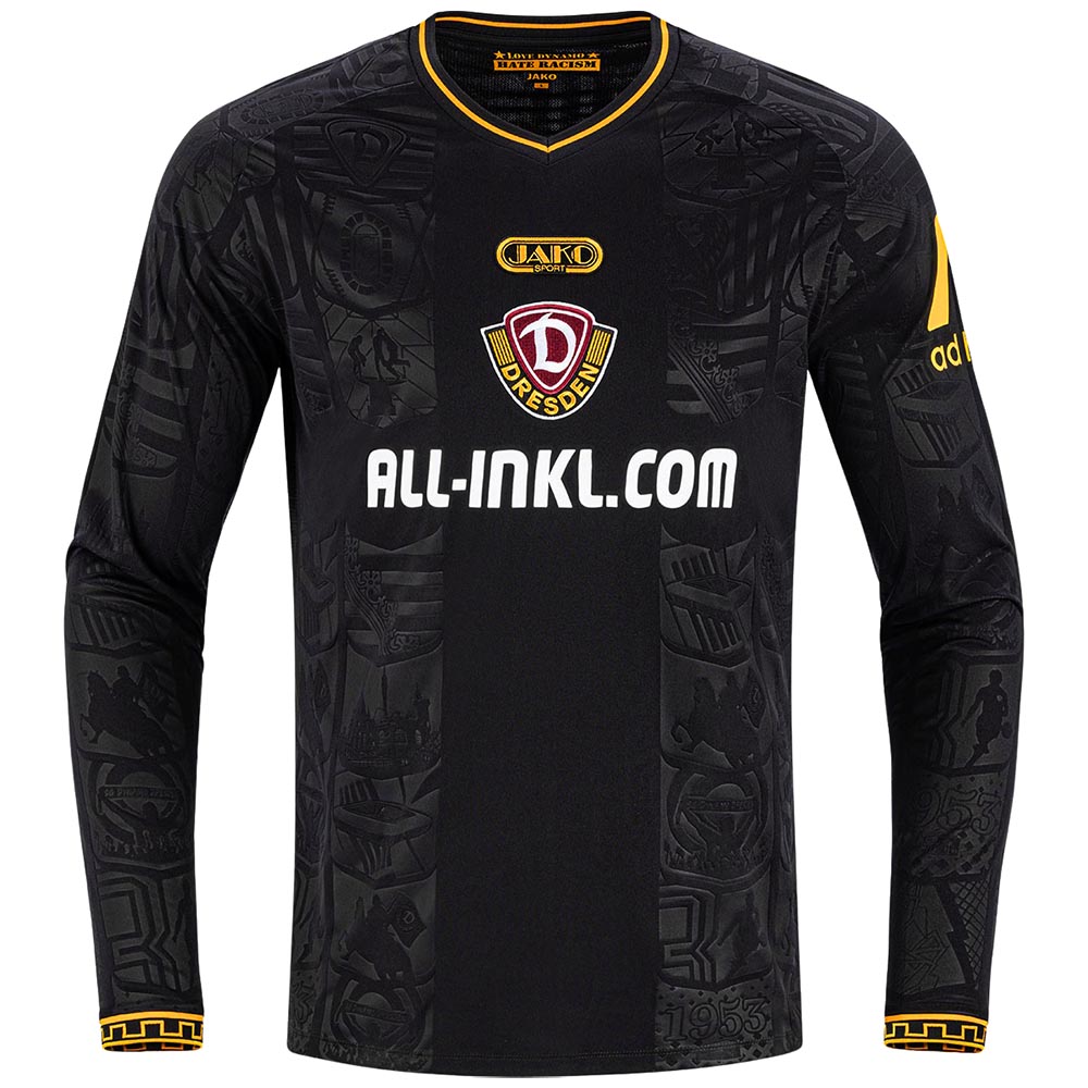 JAKO Spielertrikot HERREN LANGARM 26/27 AWAY schwarz